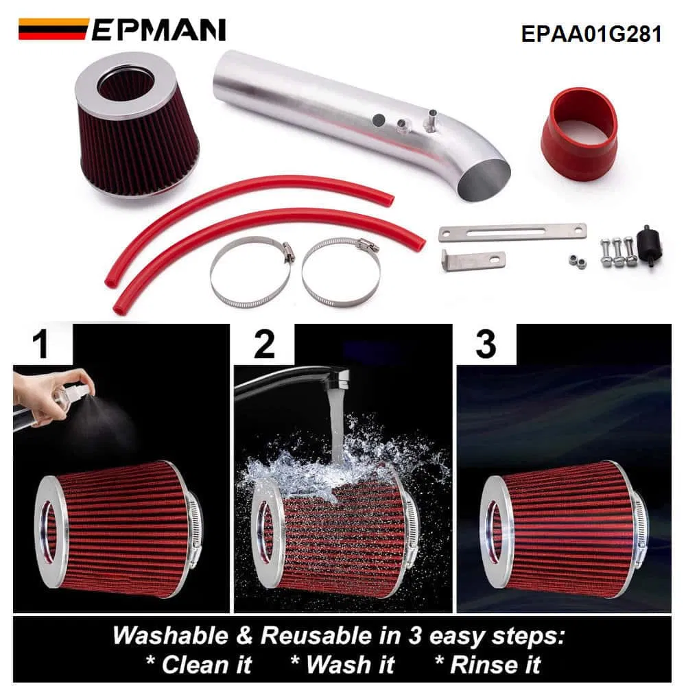 Epman Cold Air Kits & Air Filters High Performance for Honda Civic Ek J Hx Ex 1.6L L4 96-98 Intake and Induction System Epaa01g281