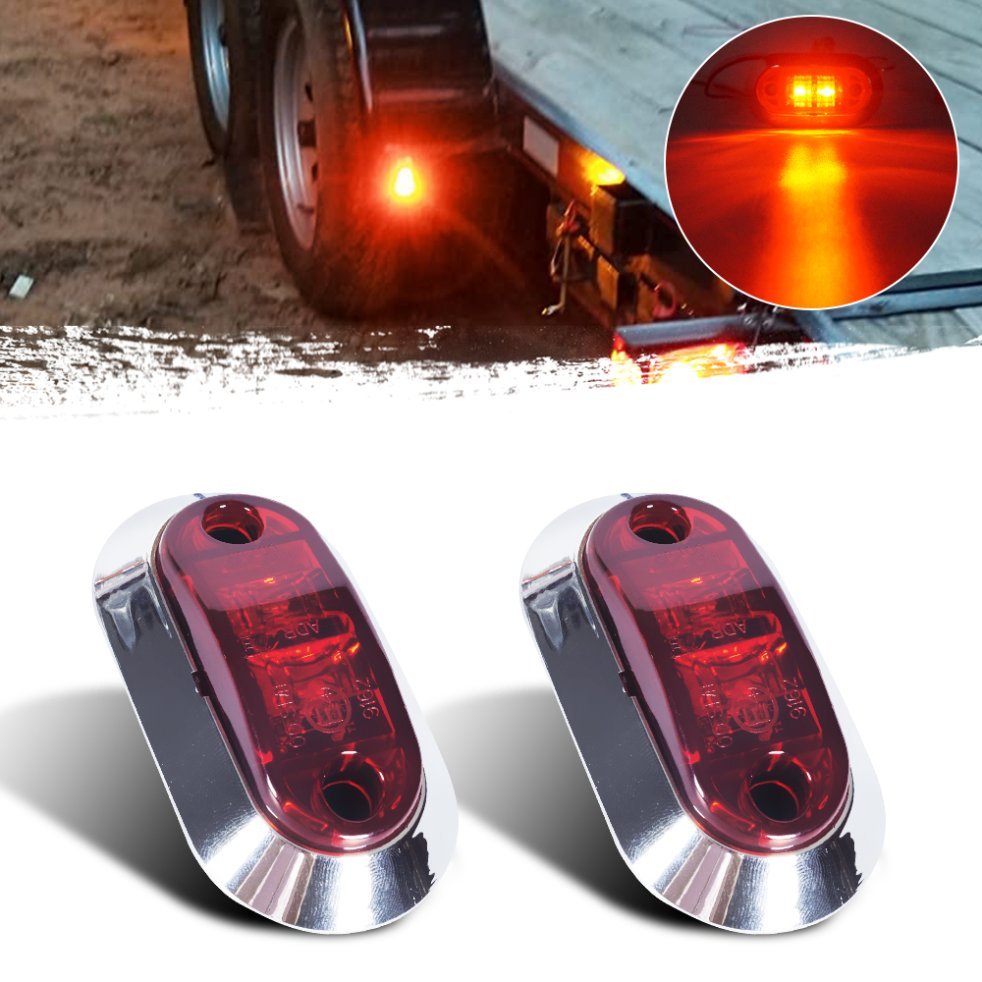 Красные светодиодные габаритные огни для авто