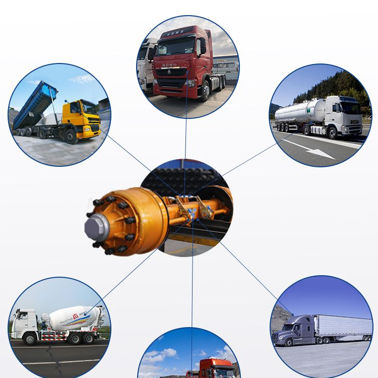 Задний мост Fuwa американского типа для тягачей