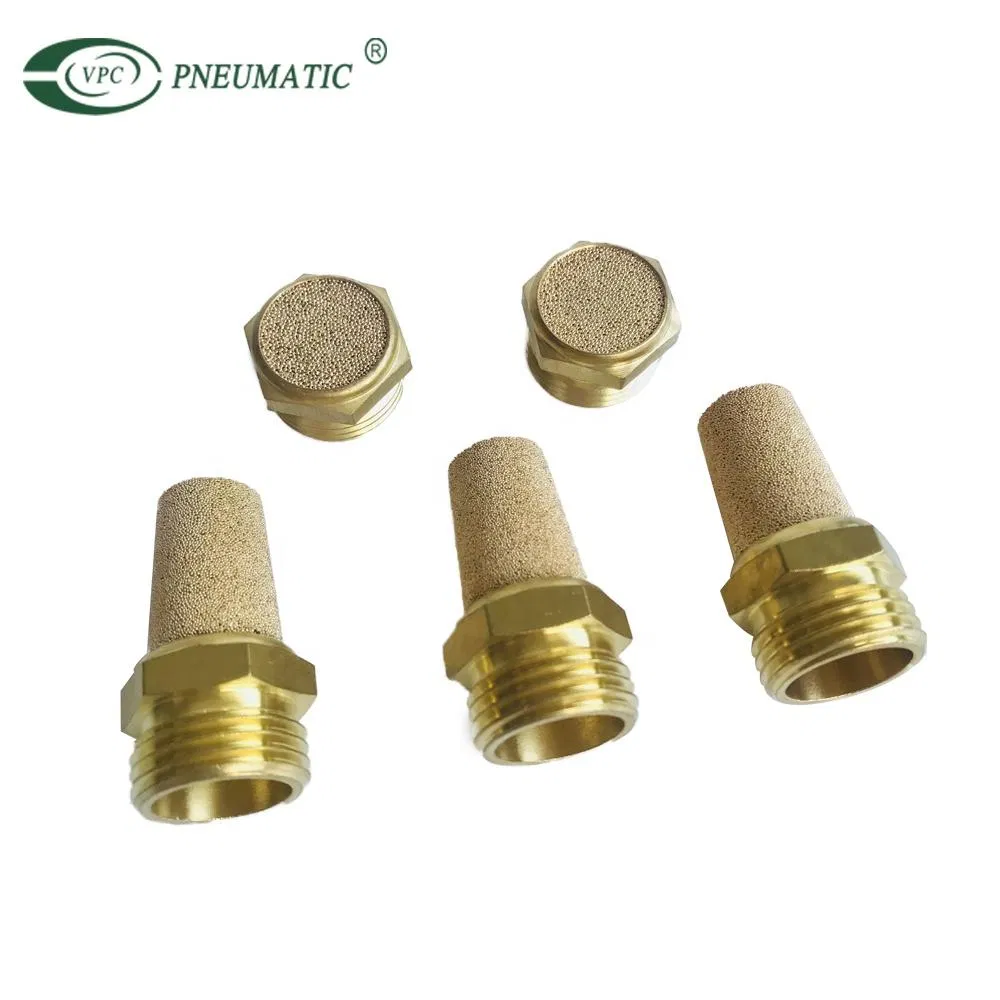 Пневматический глушитель из латуни