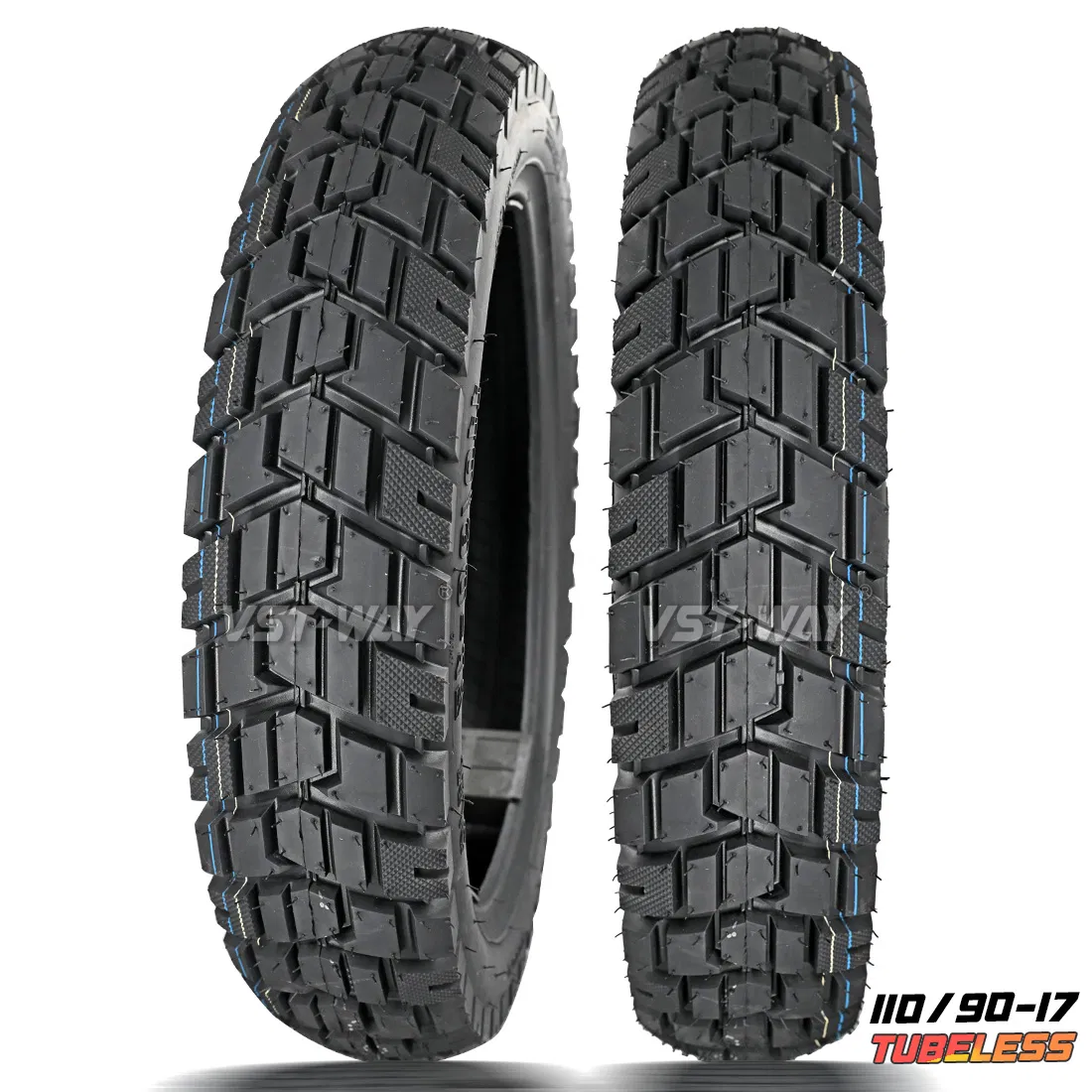 Мотошины бескамерные VSTWAY (размеры 130/70-17, 110/90-17 и др.)