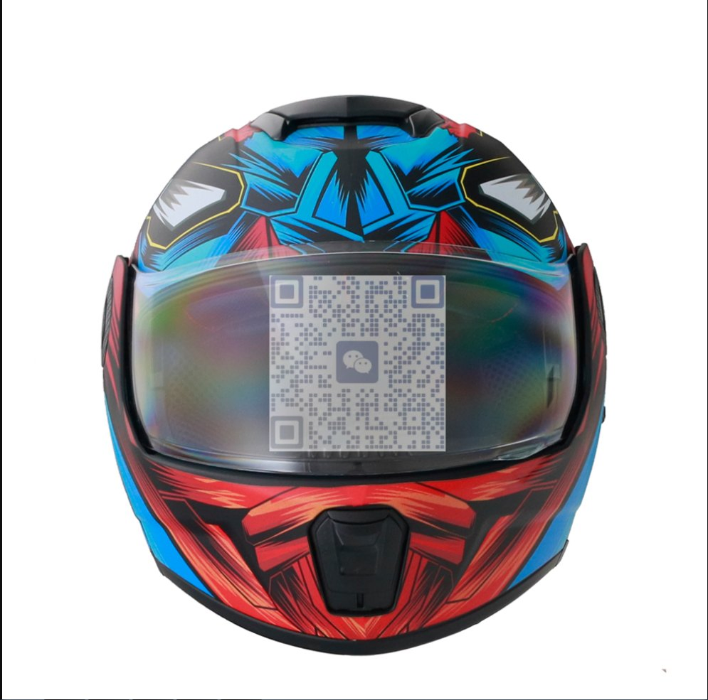 Factory OEM Newest Flip up Motorcycle Helmet with LED Light High Quality