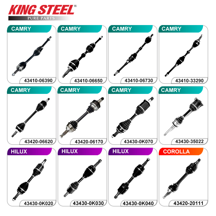 Kingsteel Genuine OEM Japanese Car Auto Spare Parts for Toyota Yaris Hiace Corolla Ae92 Land Cruiser 70 Fj40 Fj45 Prado Hilux Wish Camry 1974-2021 Cars Parts