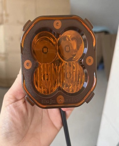 Светодиодный рабочий фонарь 3 дюйма, 3x3 LED, желтый