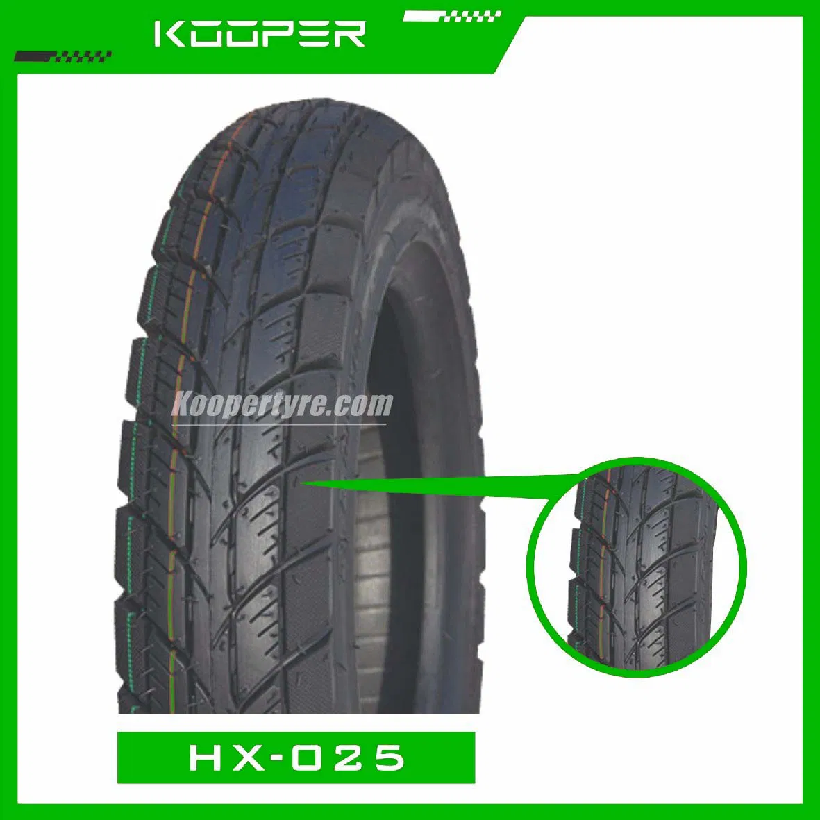 Мотошина 3.50-10 KOOPER, долговечная