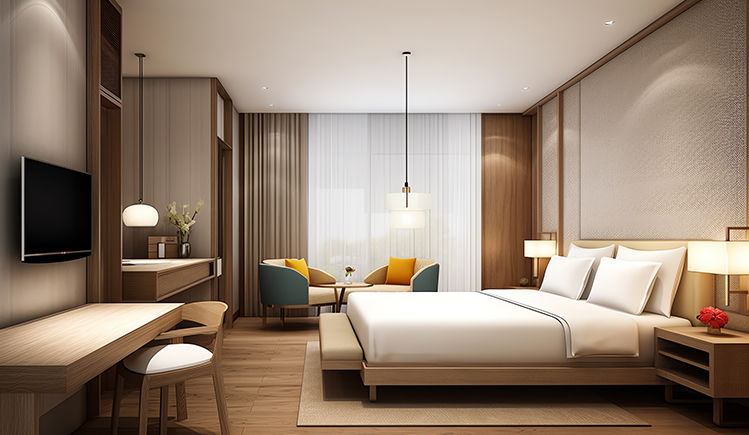 Роскошный комплект мебели для спальни и гостиной 5* отеля