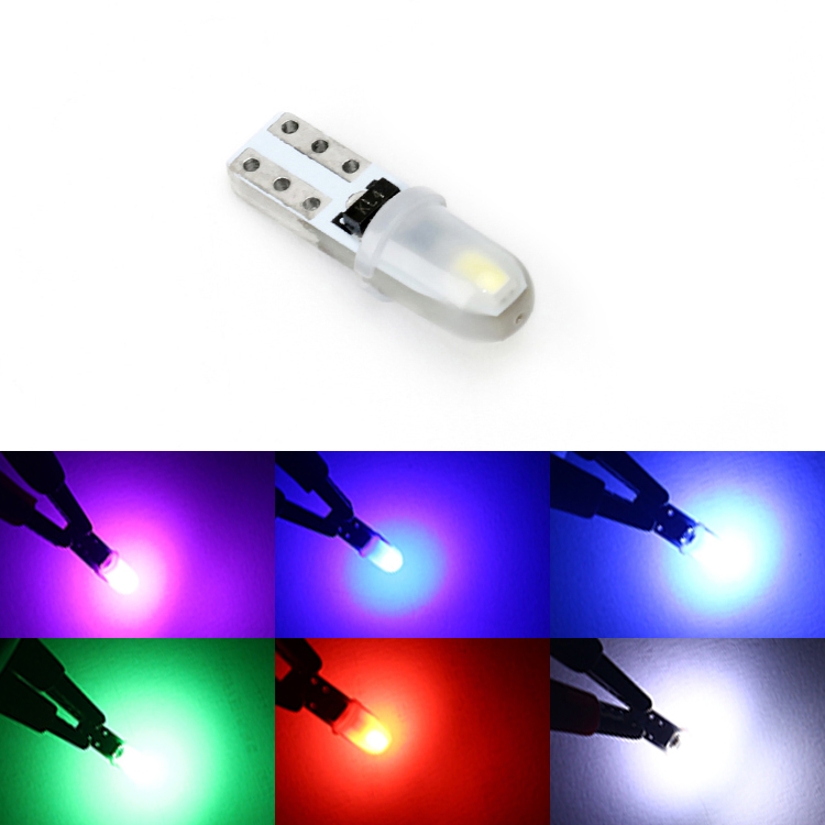 Светодиодная лампа BKR T5 W3W для приборной панели авто, 12В