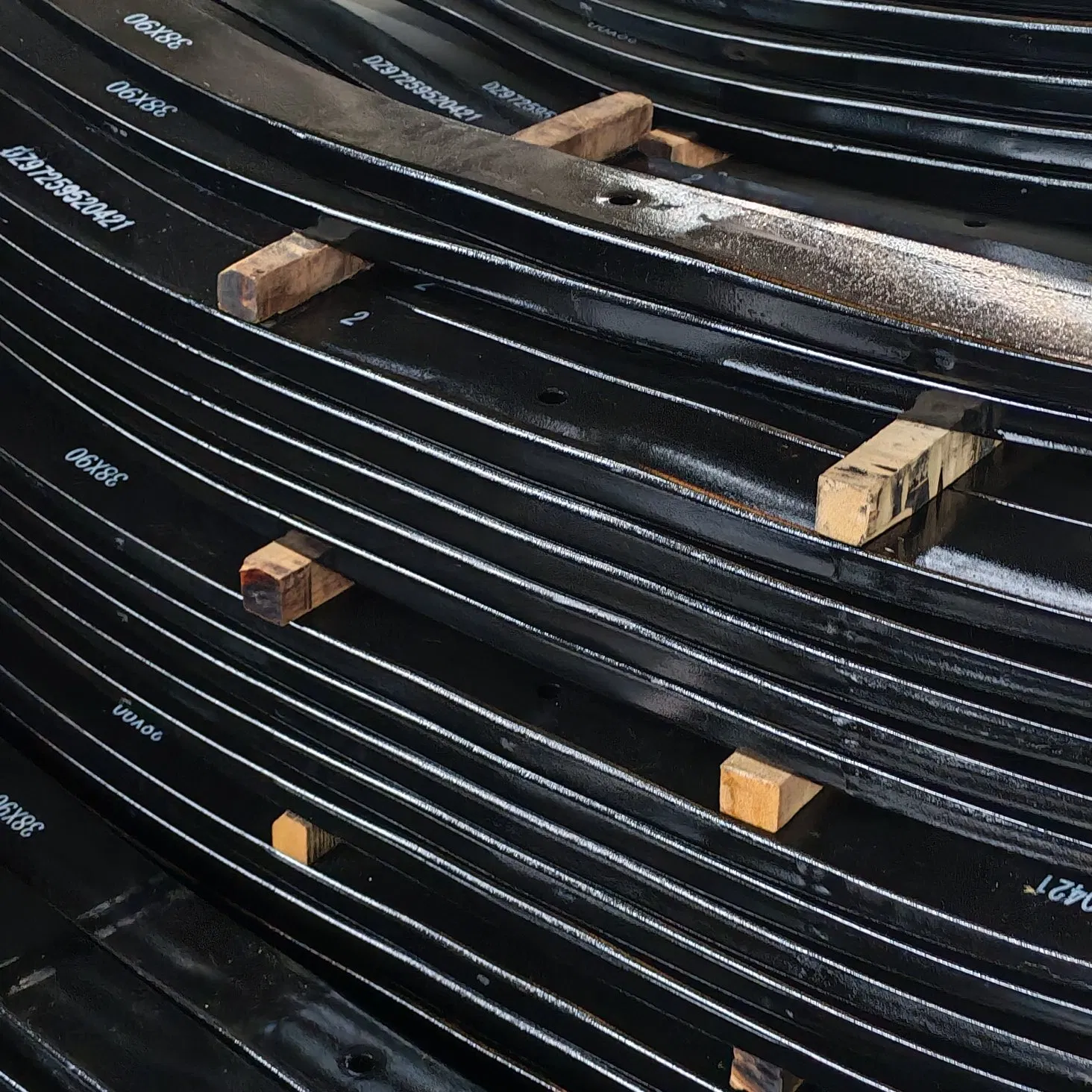 Special Heavy Truck Vehicle Chassis Suspension System High Strength Leaf Spring