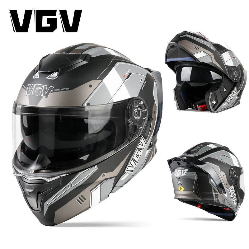 Vgv 92 The Aerodynamic Design of The Flip-up Helmet Makes Riding Smoother