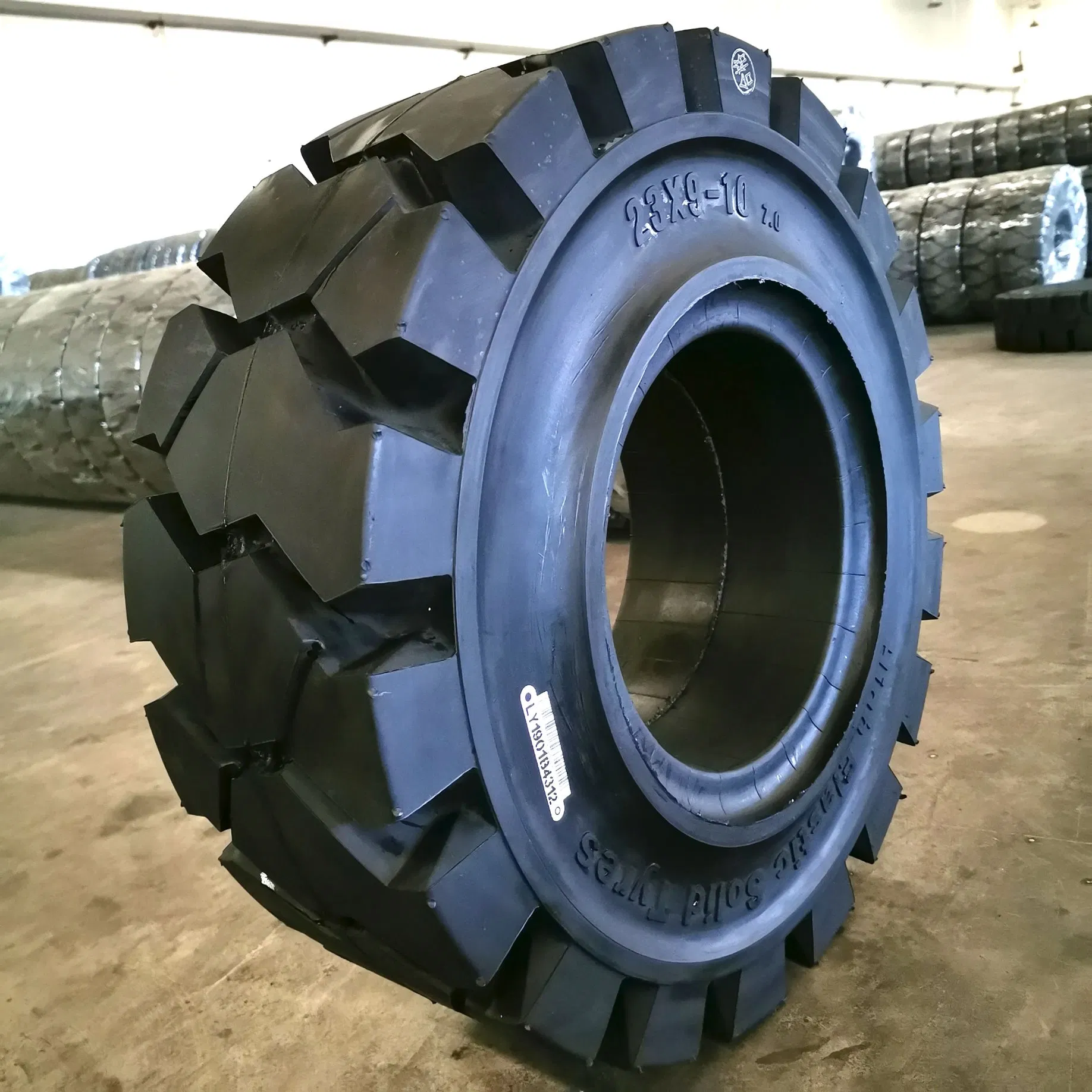 Leihu Superhama Top Quality Tires Factory 23X9-10 Electric Forklift Solid Tire Industrial Rubber Tire