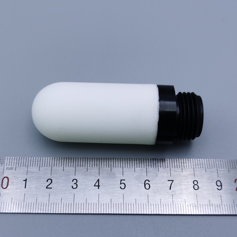 Пластиковый глушитель-фильтр пневматический, пористый PE