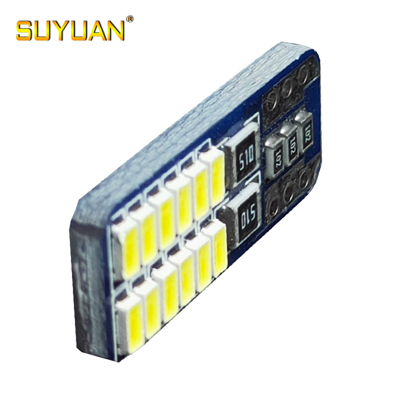 Светодиодная лампа T10 W5W 3014-24 SMD для авто