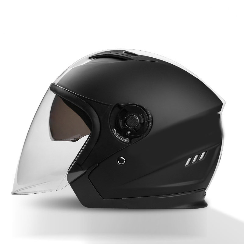 Мотошлем универсальный с двойным стеклом, антизапотевание