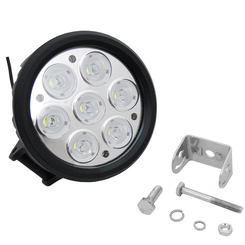 Круглый светодиодный прожектор 6 дюймов 70Вт для внедорожников