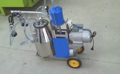 Мобильная доильная установка 25л с двумя ведрами из нержавеющей стали