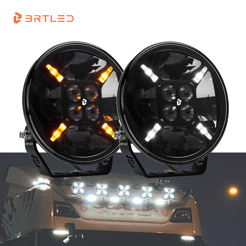 Круглая светодиодная фара Brtled 7 дюймов для внедорожников