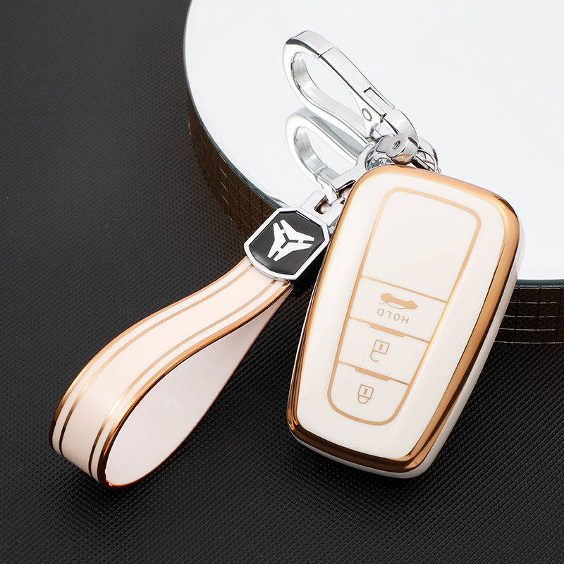 TPU Soft Plastic Car Key Case Shell for Toyota