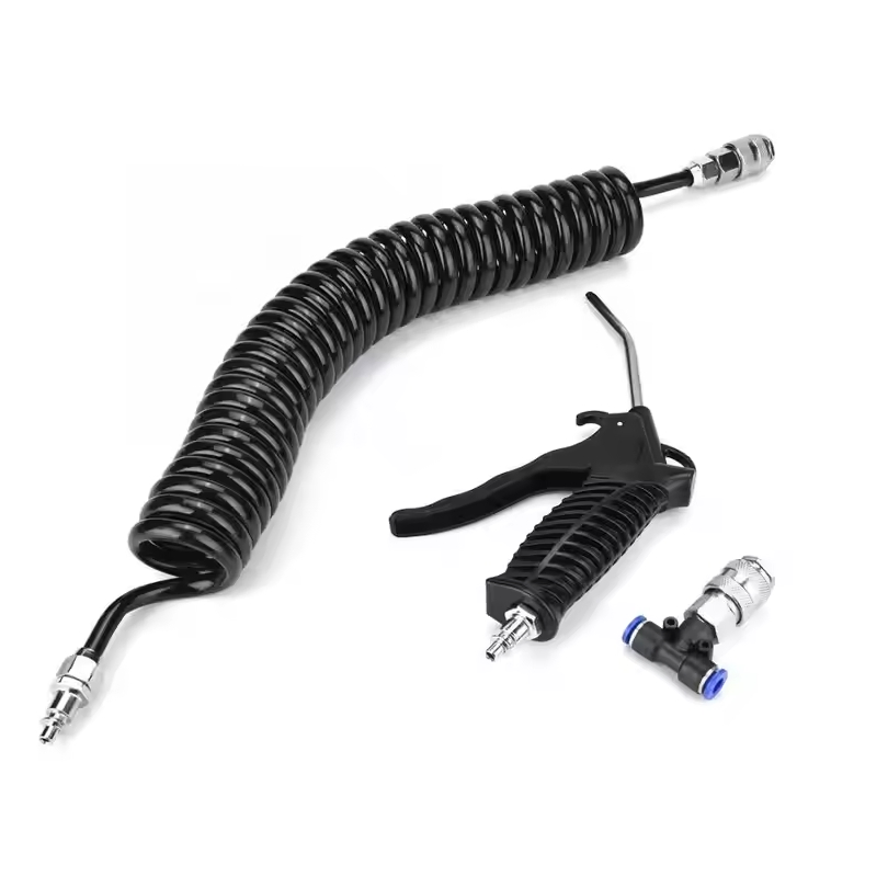 Pneumatic Air Duster Kit Blow Gun & Hose Set for Industrial Dust Removal Portable Cleaning
