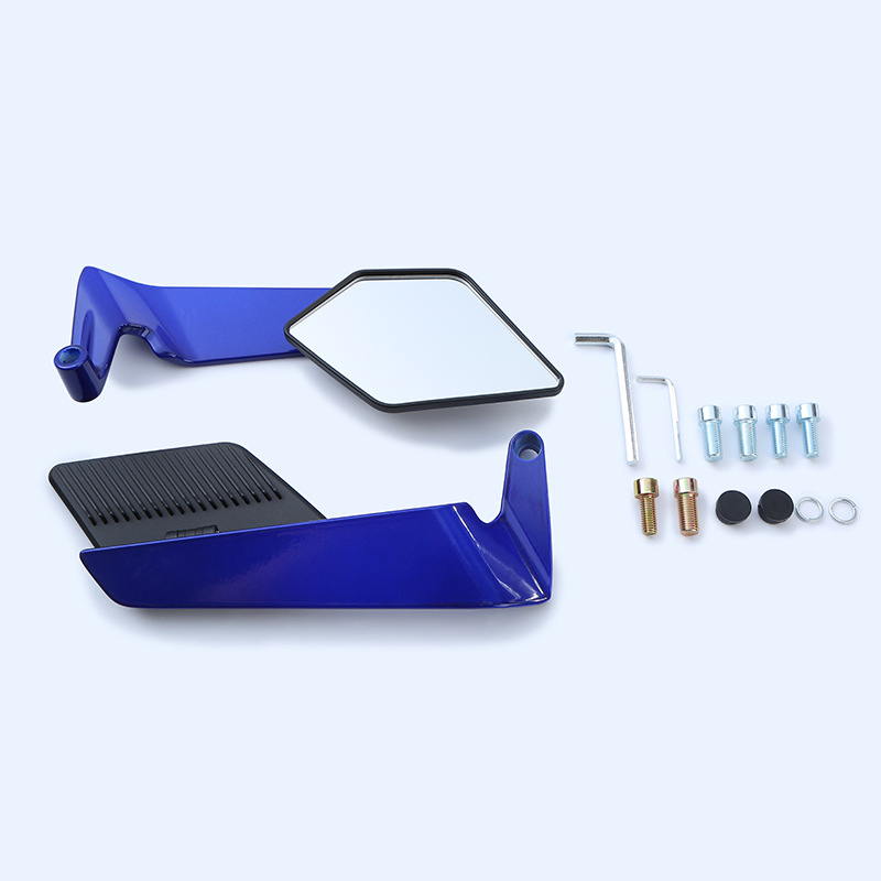 Colorful Wing Rearview Motorcycle Mirror Suitable for Motorbike ATV Ktm Modified Accessories Aluminum Alloy Rearview Mirror