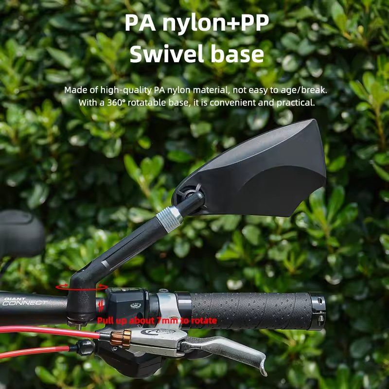 Anti-Glare Bicycle Mirror Handlebar Rear Rearview Wide Range Back Sight Reflect Electric Scooter Mirror Bicycle Accessories