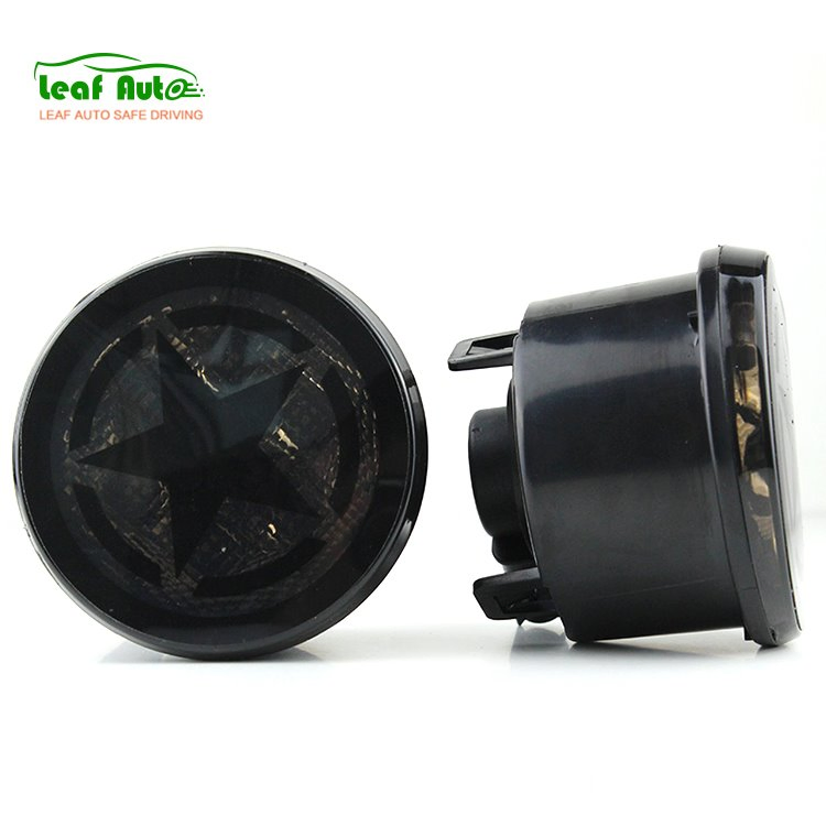 Светодиодный поворотник для Jeep Wrangler JK, дымчатый, янтарный