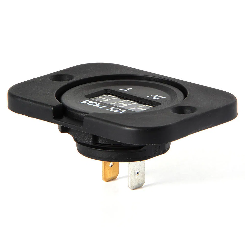 DC 12-24V LED Digital Display Voltage Panel Meter Waterproof Voltmeter Vehicle