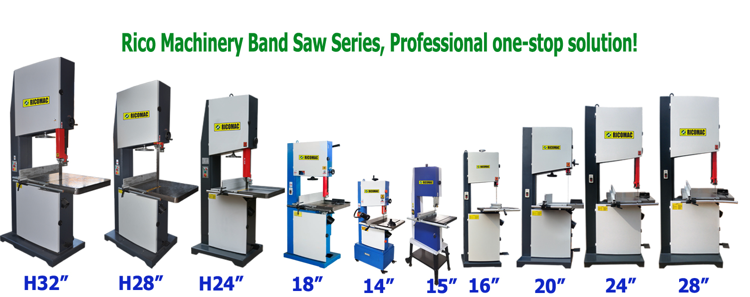 28" Light Duty Vertical Band Saw Machine for Wood, 700mm Cast Iron Pulley Wheel