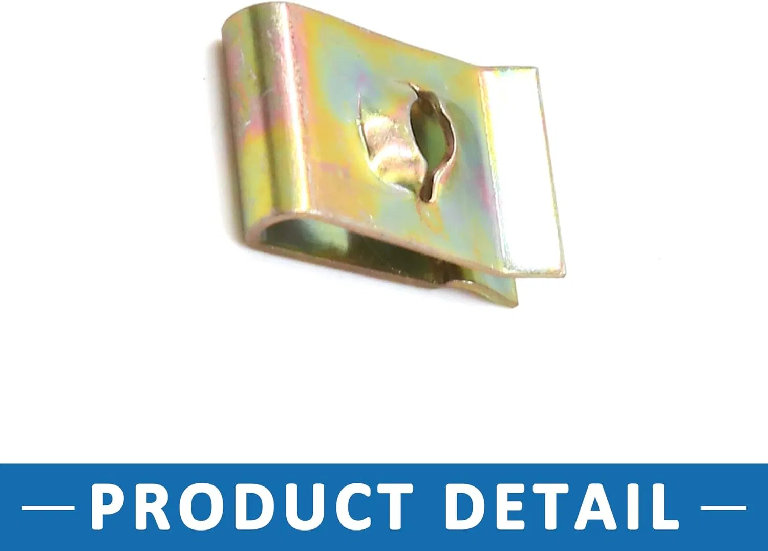 20PCS U-Type Clip 3mm Hole Spring Retainer Screw Black