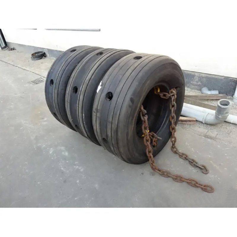 Used Aircraft Tires for Tugboat Fender Strong Protect Ship Anti-Collision Bumper