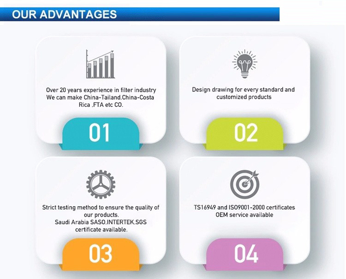 Auto Parts Air Filter 28113-D3300 for Korean Cars