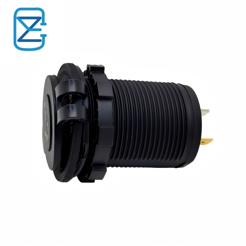 Двойной USB-зарядник для авто 12V/24V с 2 портами