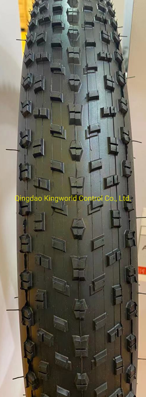 Резиновая покрышка для горного велосипеда с цветным рисунком