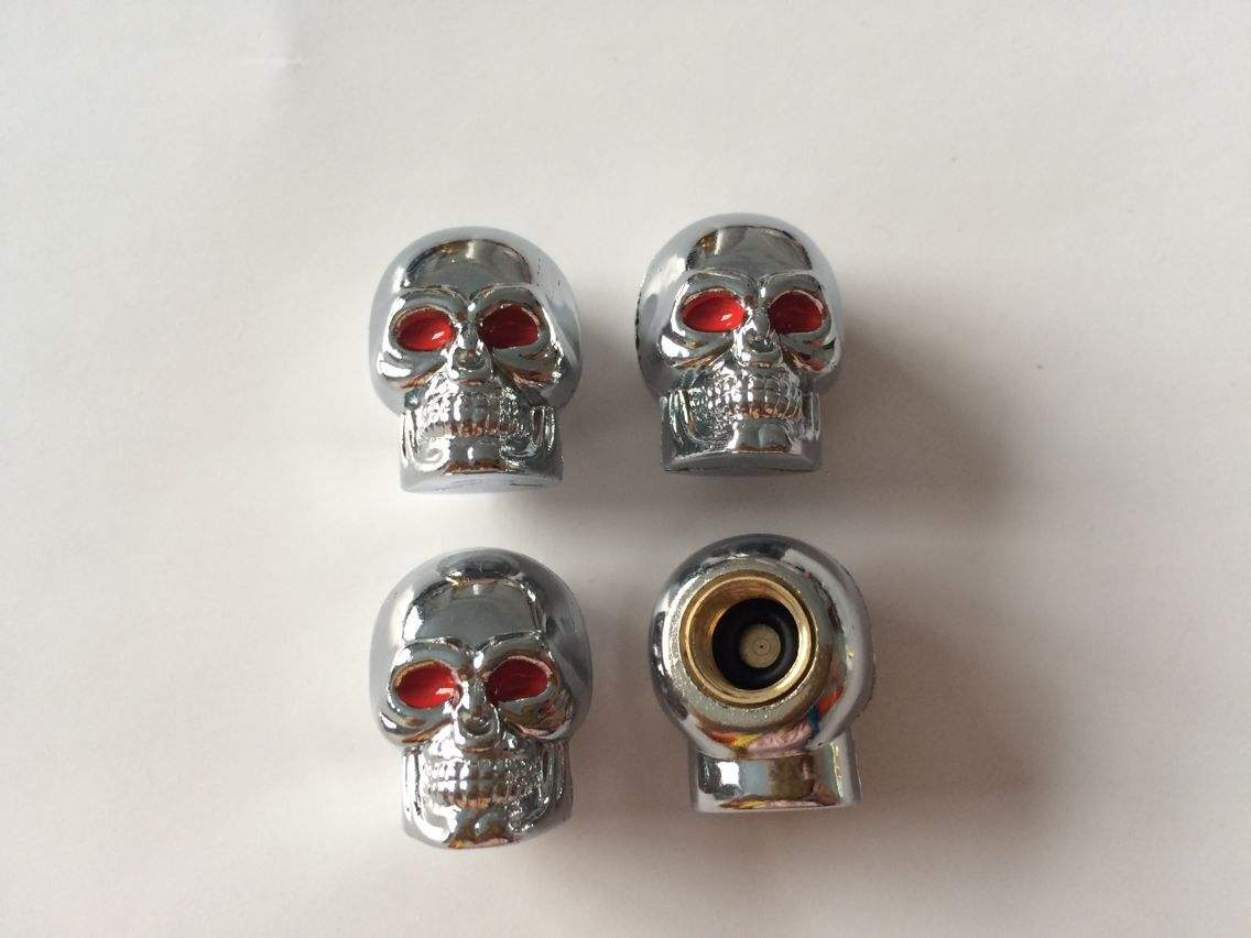 Колпачки для ниппелей Skull, 4 шт.