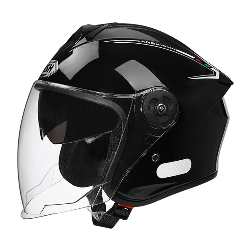 Adjustable Headband Modular Motocross Motorcycle Cycling Protective Adjustable Fit Safety Antiriot Half Face Helmet