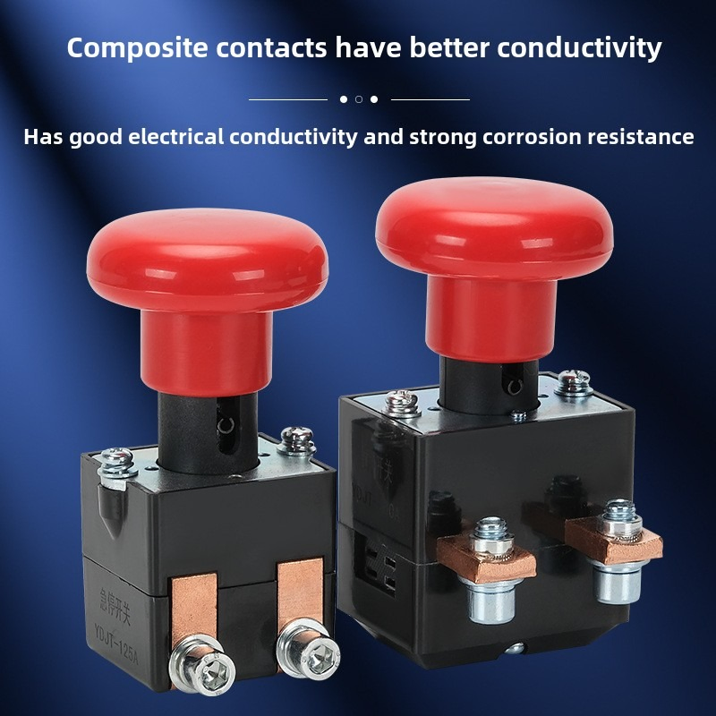 Аварийная кнопка остановки для электрокаров и гольфмобилей