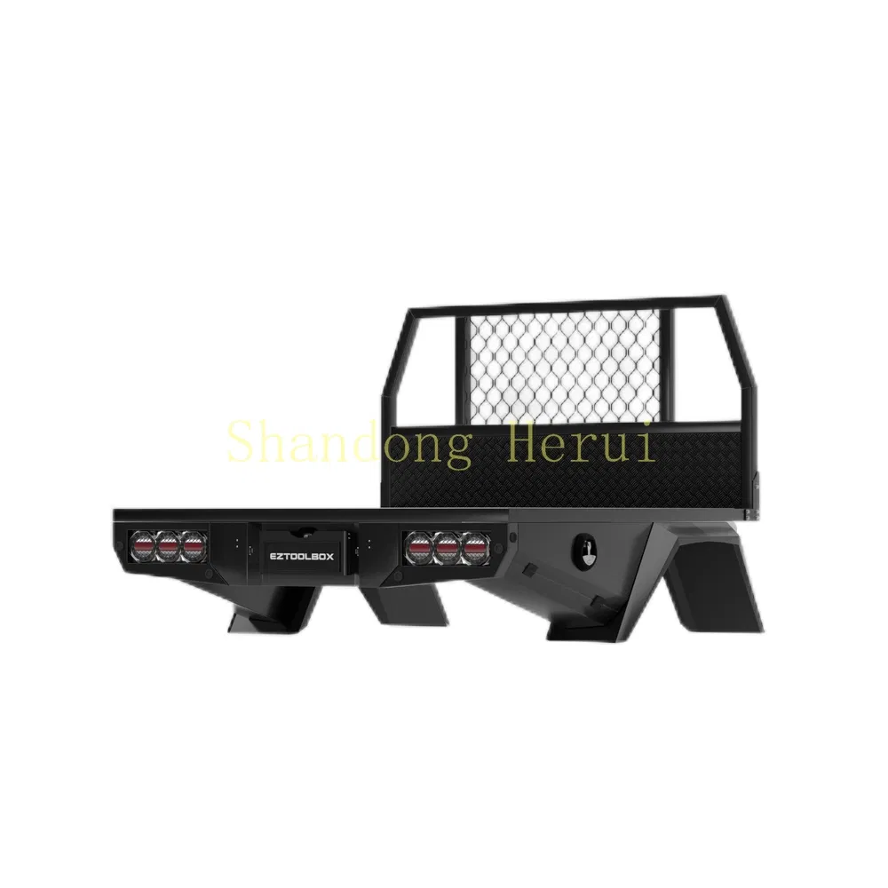 High Quality Custom Dual Cab Black Aluminium Ute Tray for Sale