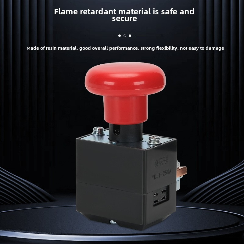 Аварийная кнопка остановки для электрокаров и гольфмобилей