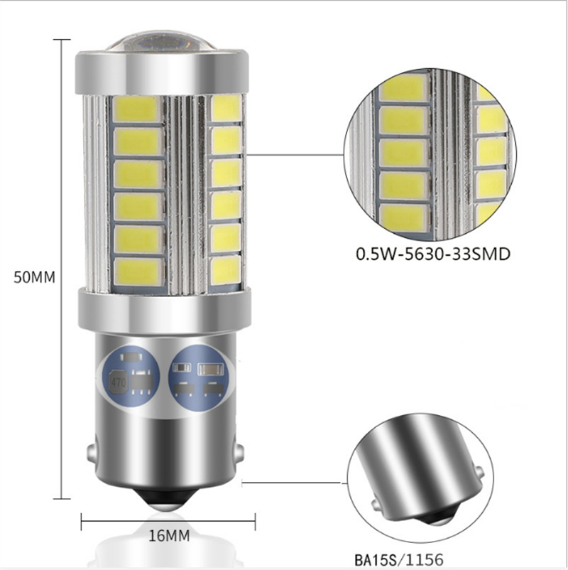 33 SMD Car LED Brake Light 7443 1156 1157 T20 LED Auto Car Turn Signal Bulb LED