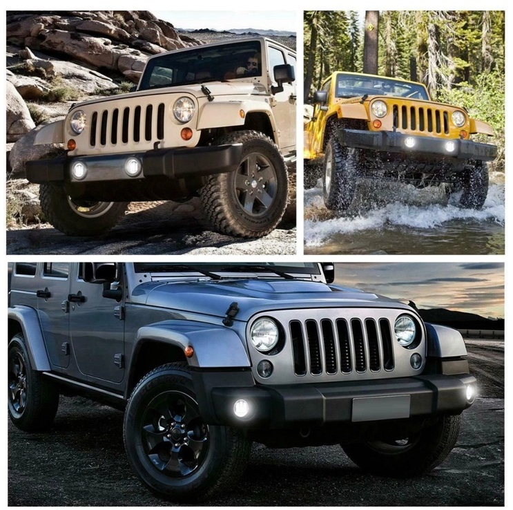 Светодиодные противотуманные фары 4 дюйма для Jeep Wrangler JK