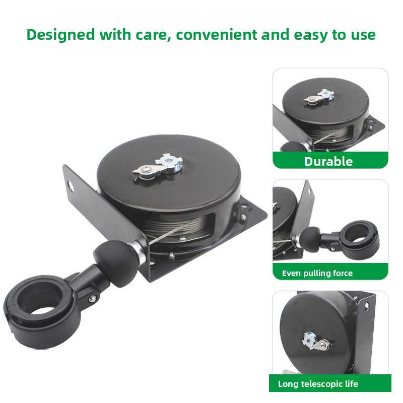 Load Capacity 15-30kg Spring Suspension Reel Automatic Retractable EV Charging Cable Balancer for DC Charging Station
