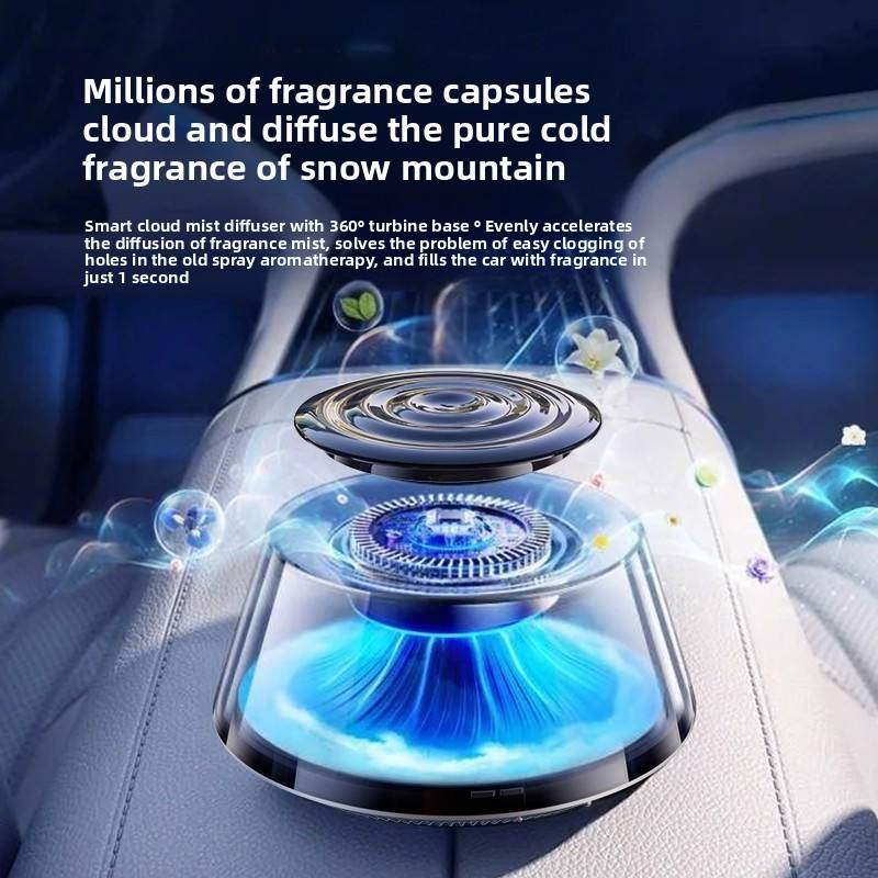 Умный автомобильный ароматизатор с диффузором и океанским ароматом