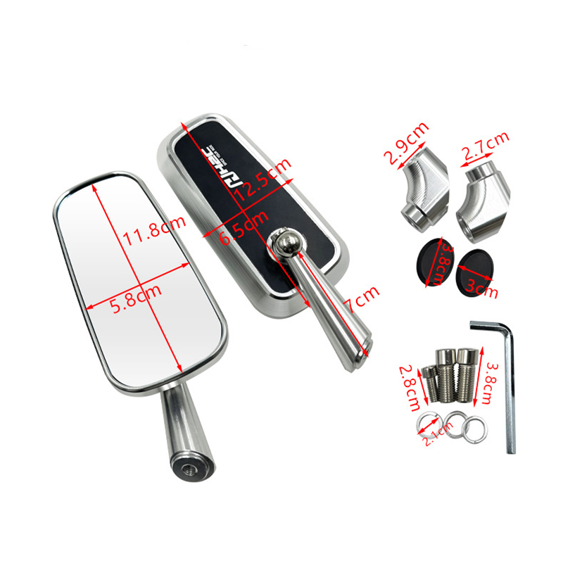 H2c Universal Motorcycle Replacement Side View Mirror for YAMAHA