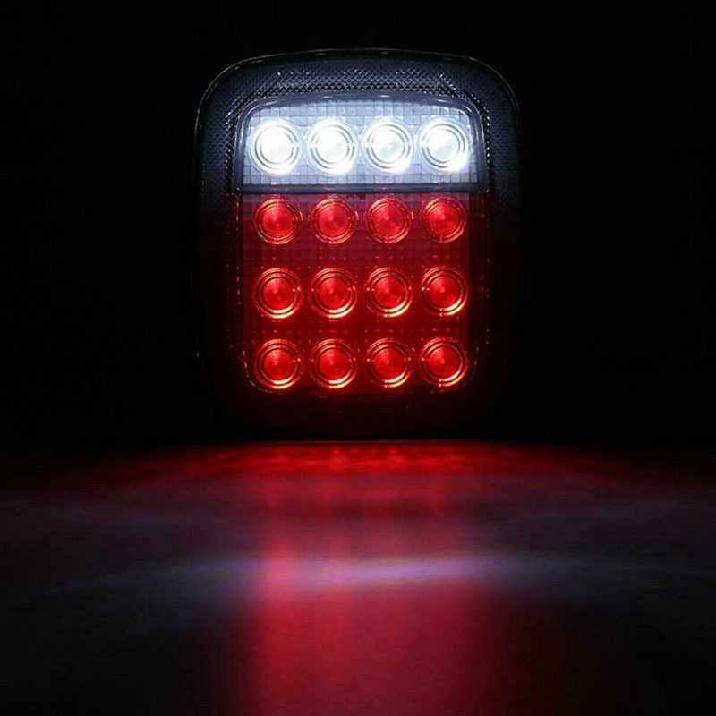 Двухцветный светодиодный стоп-сигнал для авто, 16 LED