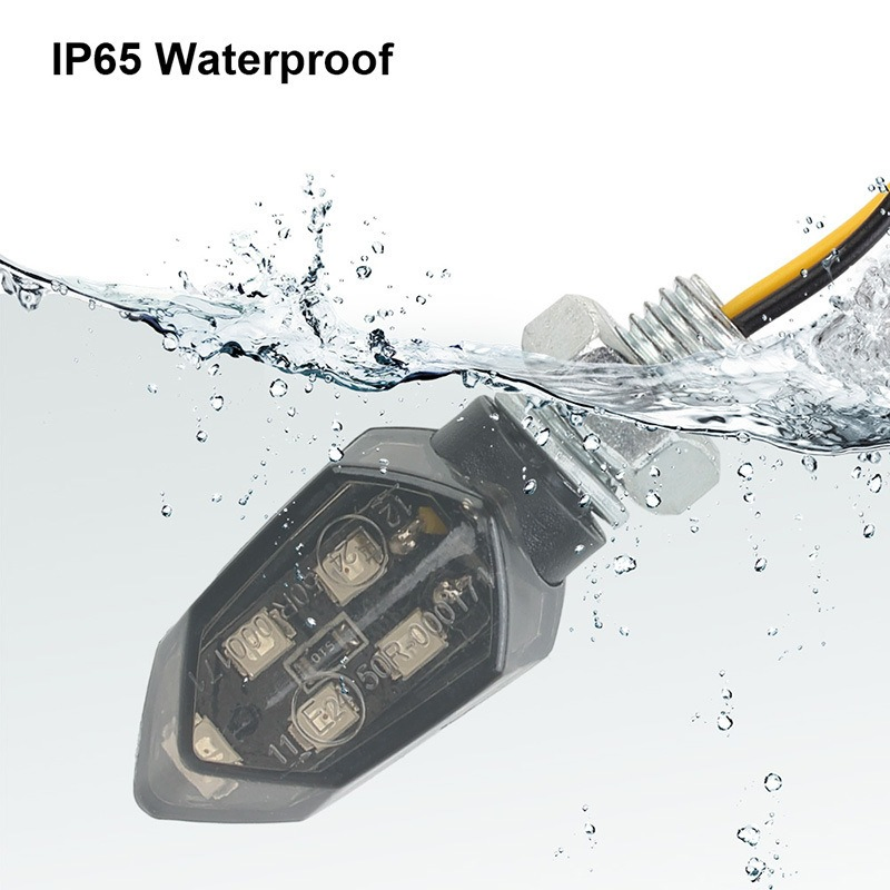 Светодиодные поворотники для мотоцикла 5-LED, 12В