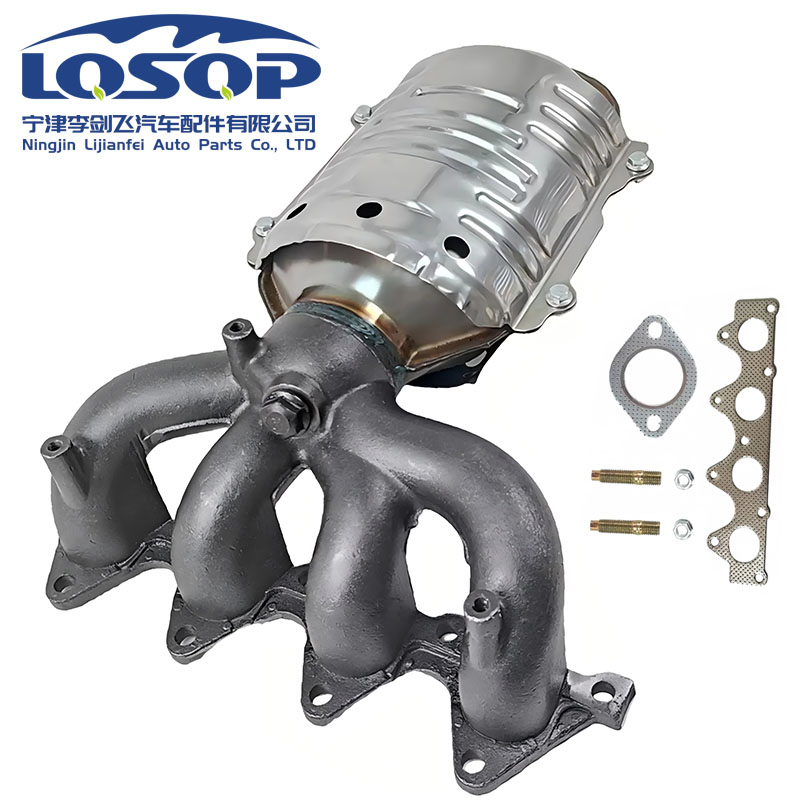 Катализатор выхлопной трубы Hyundai Accent/KIA Rio 1.6L (2006-2011)