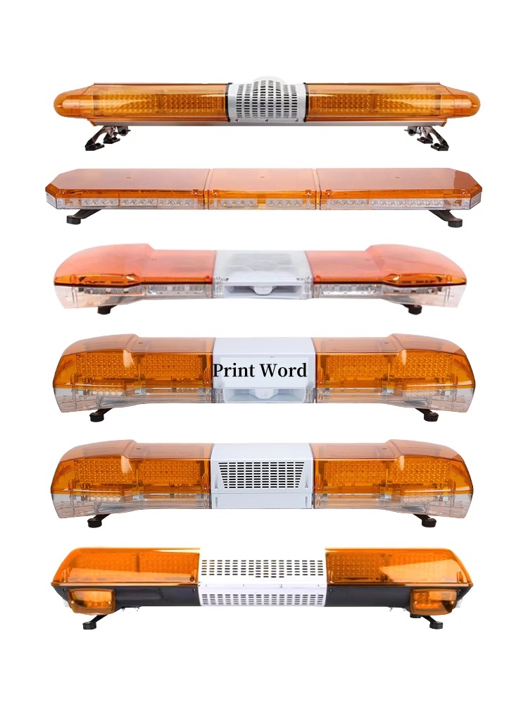 Warning Flashing Emergency Light Bar Flashing