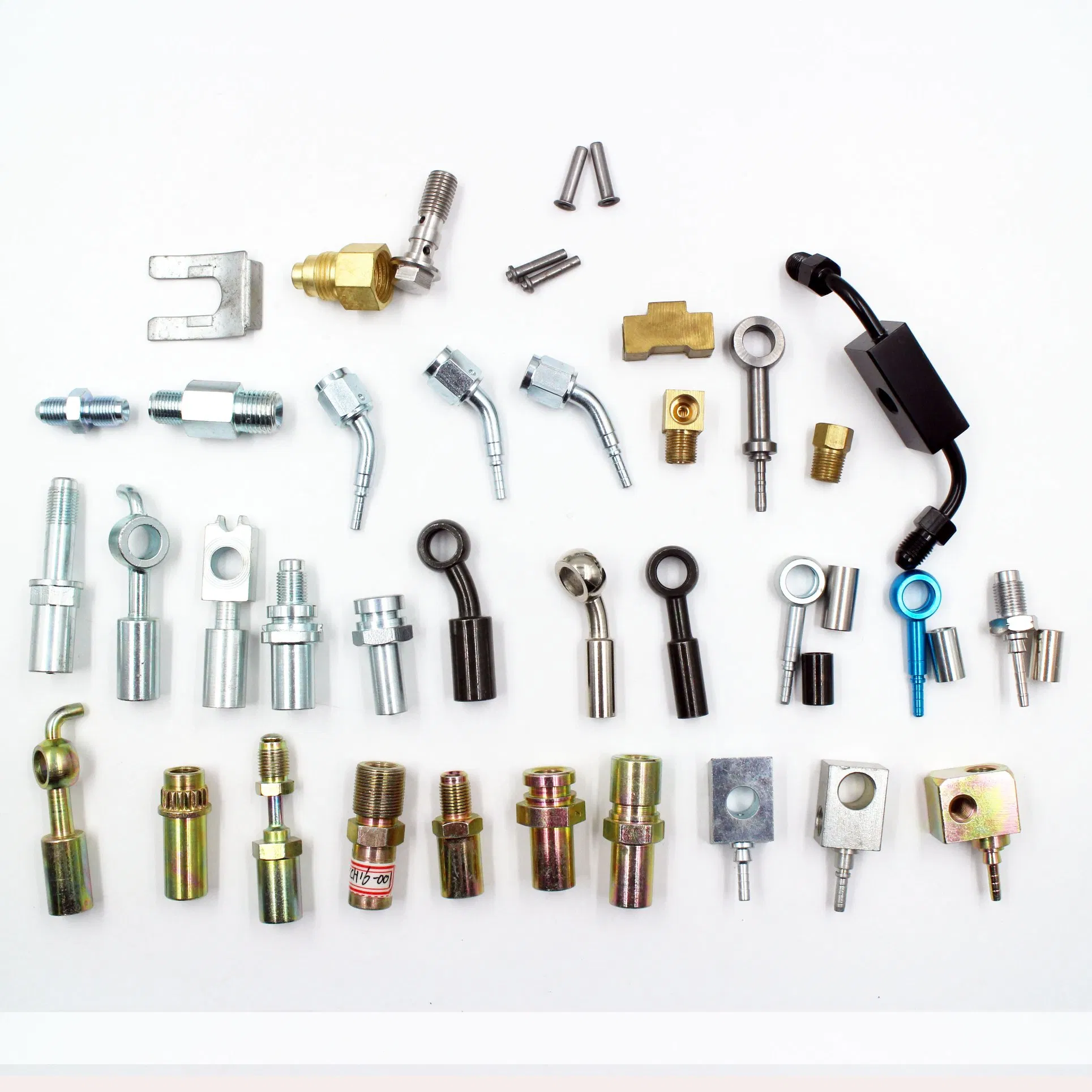 Тормозной шланг PTFE с оплеткой, фитинги для мотоцикла