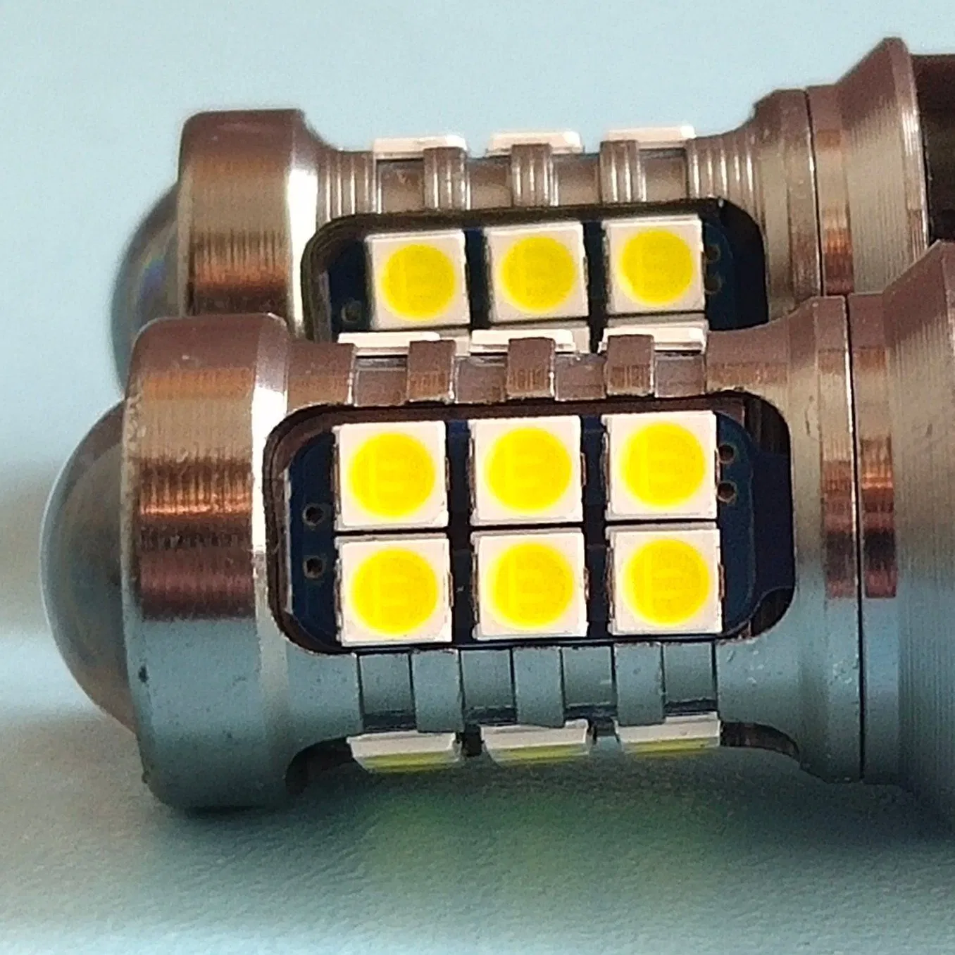 Светодиодная лампа 3157 для авто и мотоцикла, 5W/6W