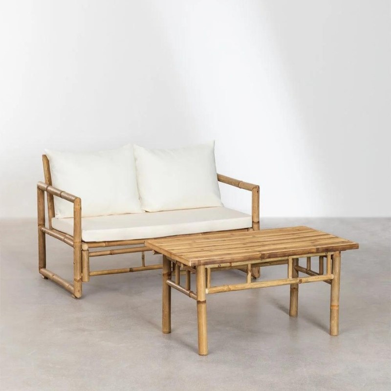 Premium Quality Natural Bamboo Furniture Set: Sofa, Armchair, Couch, and Table for Export