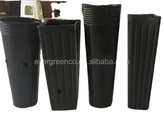 Прочные квадратные детские горшки из полиэтилена HDPE в стиле кантри для растений и рассады